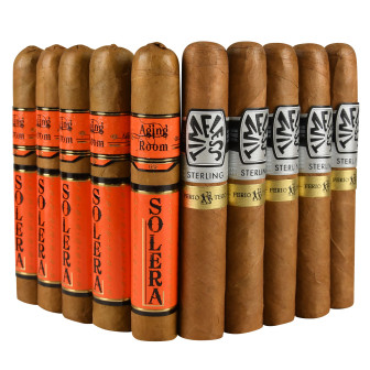 Smash Pack: Aging Room Solera Shade vs Ferio Tego Timeless Sterling - 10 Cigars