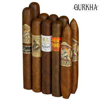 Gurkha Dime Pack Rogue's Gallery Sampler #1 - 10 Cigars