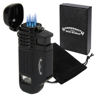 Hammersmith Work Horse Quad-Flame Torch Lighter- Black Lighter