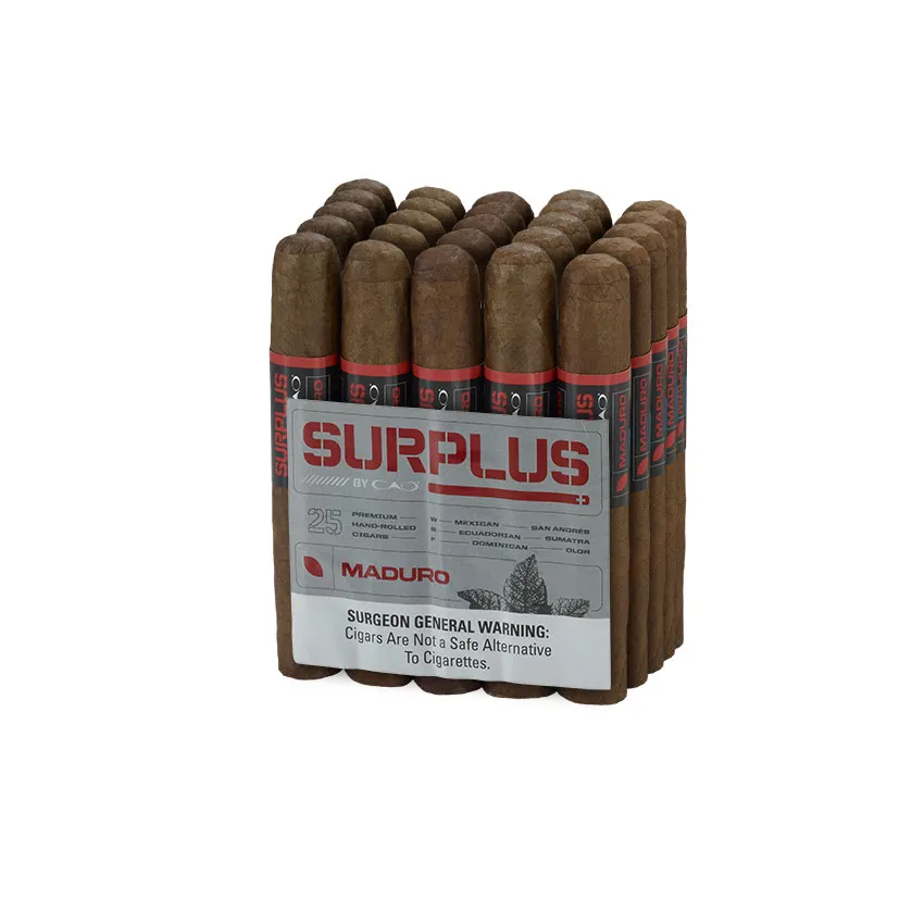 CAO Surplus Maduro Robusto | Robusto | Bundle of 25