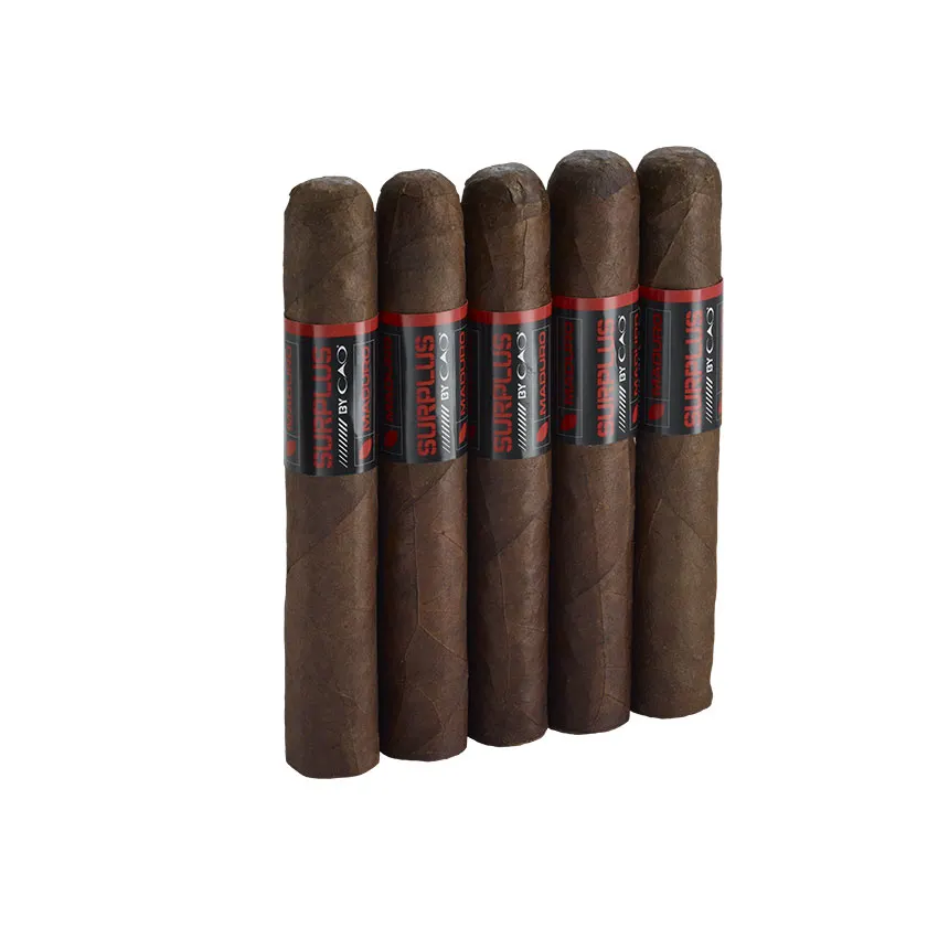 CAO Surplus Maduro Gigante | Gordo | Pack of 5