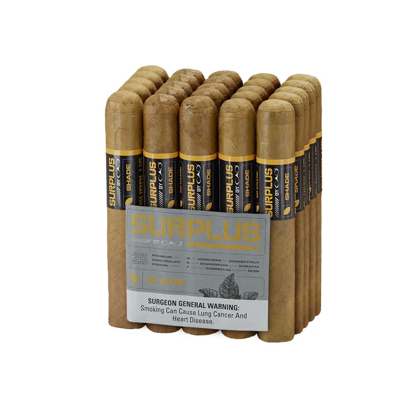 CAO Surplus Shade Gigante Natural | Gordo | Bundle of 25