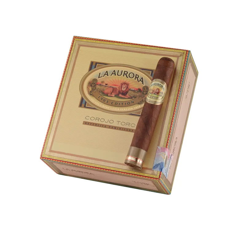 La Aurora Preferidos 1903 Gold Dominican Corojo Toro Natural | Toro | Box of 18