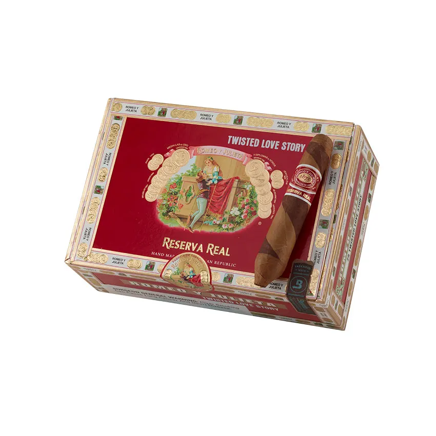Romeo Y Julieta Reserva Real Twisted Love Story Barber Pole | Perfecto | Box of 25