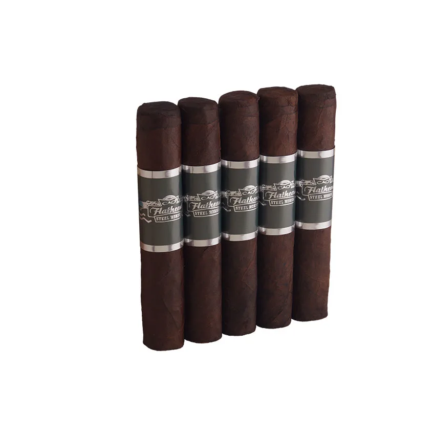 CAO Flathead Steel Horse Handbrake Oscuro | Robusto | Pack of 5
