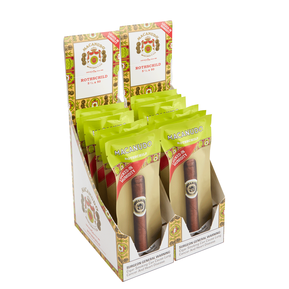 Macanudo Cafe | Rothschild Robusto - Freshness | Pack of 12 [2-fer]