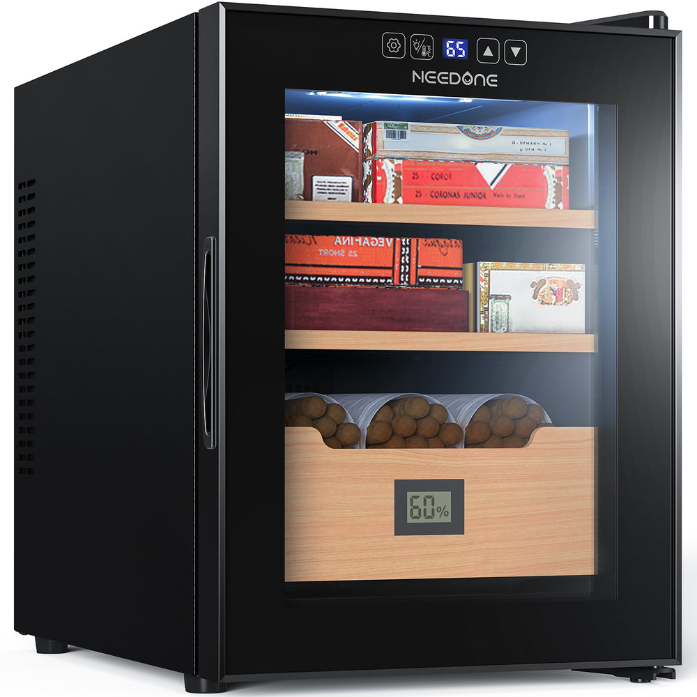 NO-33B Cigar Humidor, 33L Heating Cooling Cabinet