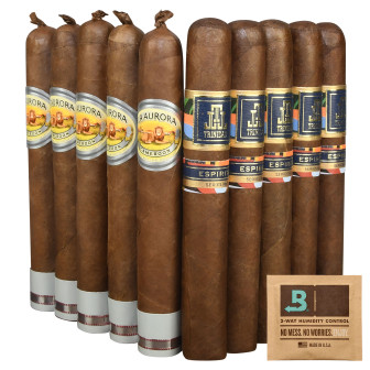 Smash Pack: Trinidad Espiritu No.1 vs. La Aurora Preferidos Cameroon - 10 Cigars