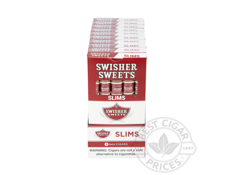 Swisher Sweets Slims Cigars - Small Packs: 50 Cigarillos