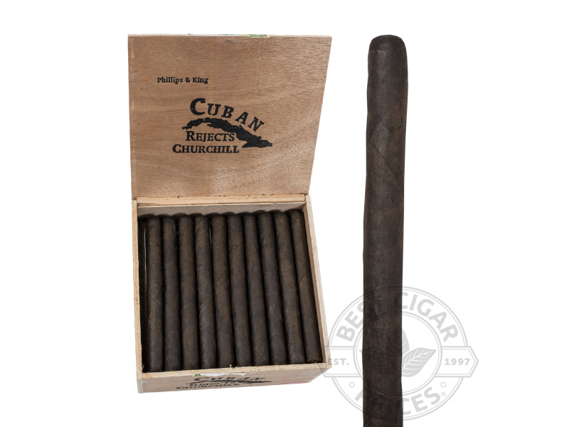 Cuban Rejects Churchill Maduro Box - 50 Cigars