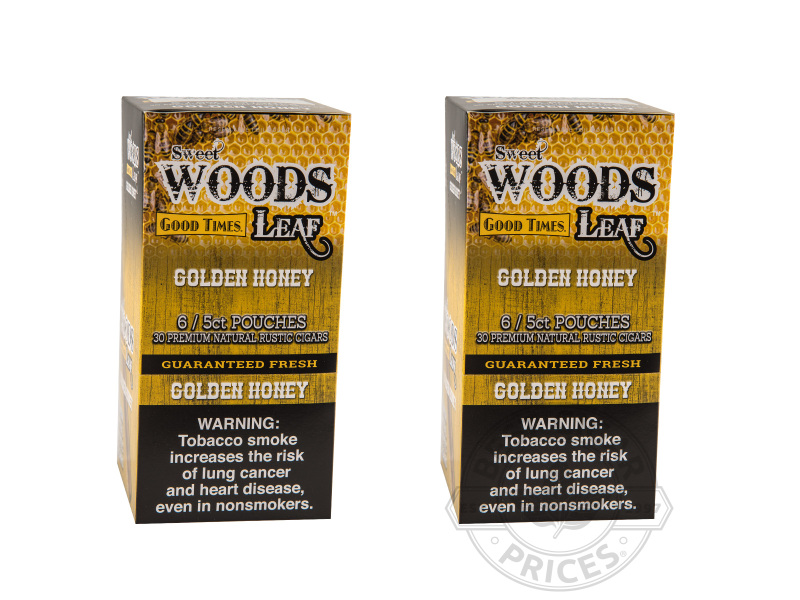 Good Times Sweet Woods Leaf Golden Honey - 60 Cigars