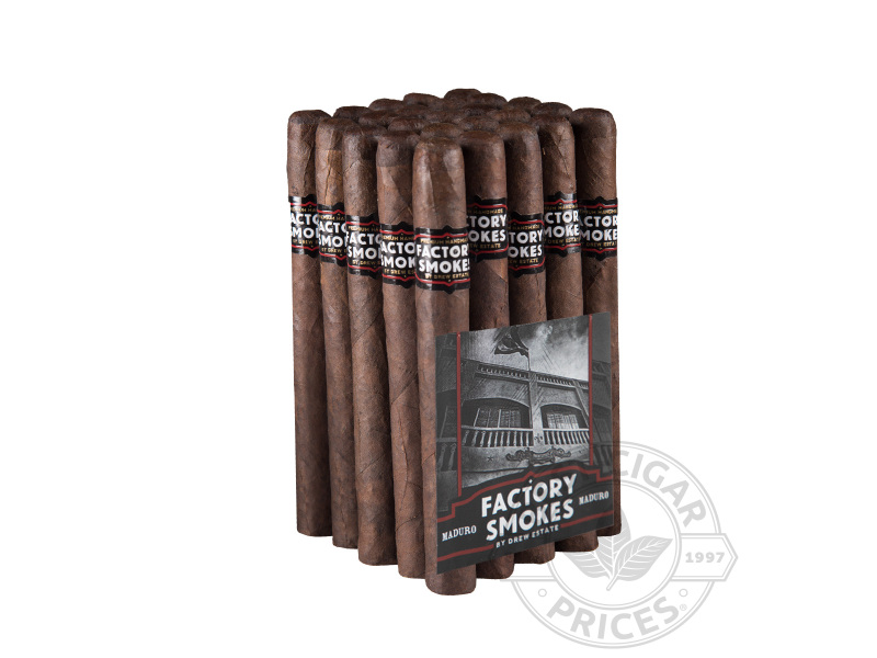 Factory Smokes Churchill Maduro By Drew Estate - Bundle - 25 Total Cigars