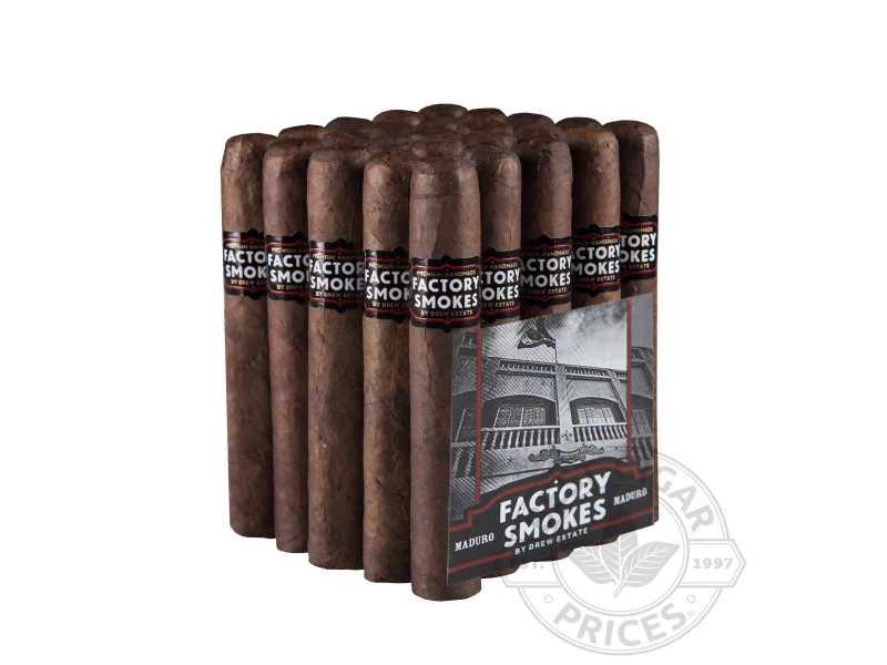 Factory Smokes Gordito Maduro By Drew Estate - Bundle - 25 Total Cigars