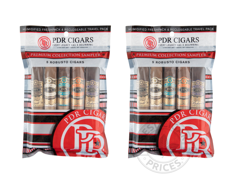 PDR Premium Robusto Collection Sampler Fresh Pack 2x Deal - 10 Cigars