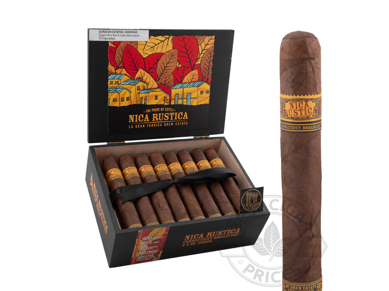 Nica Rustica Broadleaf Gordo - 25 Cigars