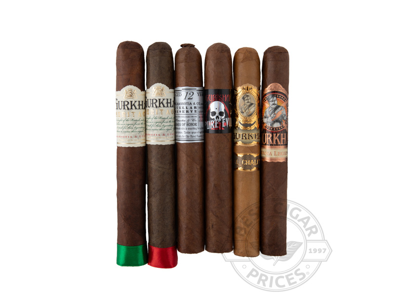 Gurkha Nicaraguan 6-Cigar Fresh Pack Sampler - 6 Cigars