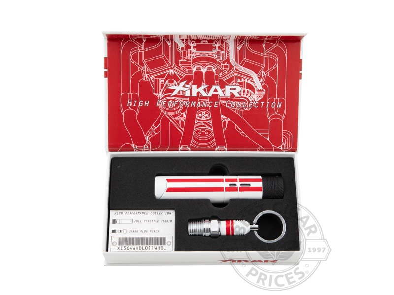Xikar High-Performance Gift Set With Turrim Lighter & Spark Plug Punch Cutter - Box of 20