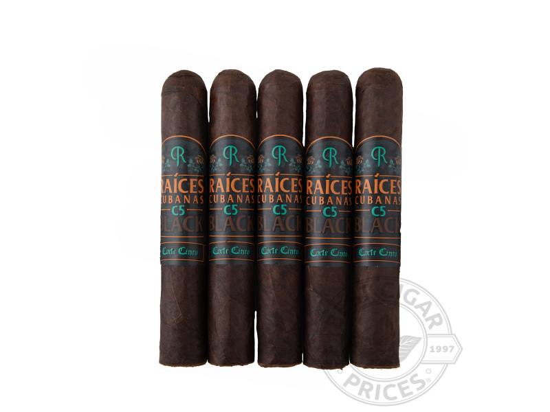 Raices Cubanas C5 Black Robusto - 5 Cigars