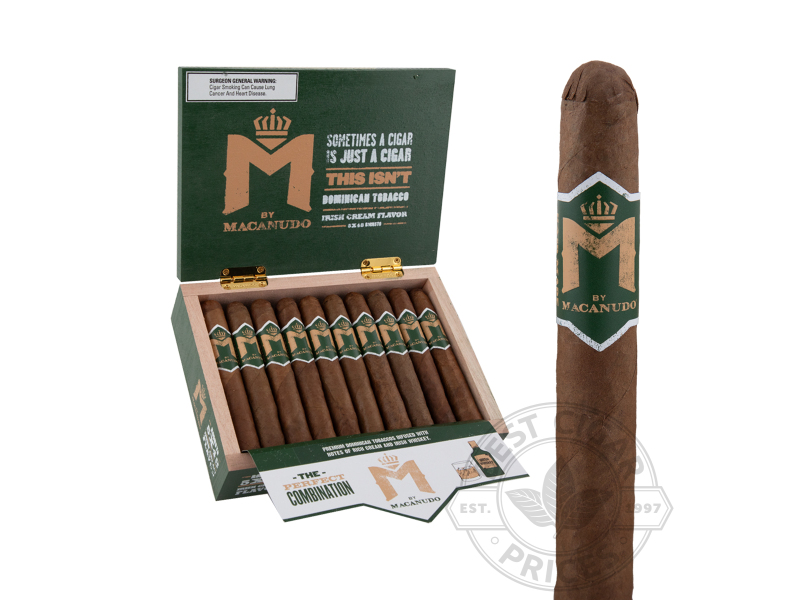 M By Macanudo Irish Cream Infused Robusto - 20 Cigars