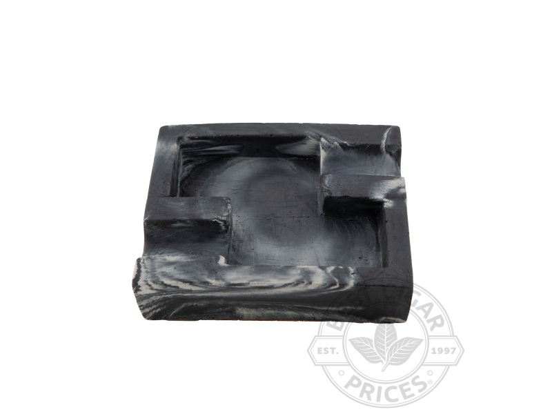 Concrete Double Cigar Ashtray By Storcks Designs - Black Marbled - Box of 20