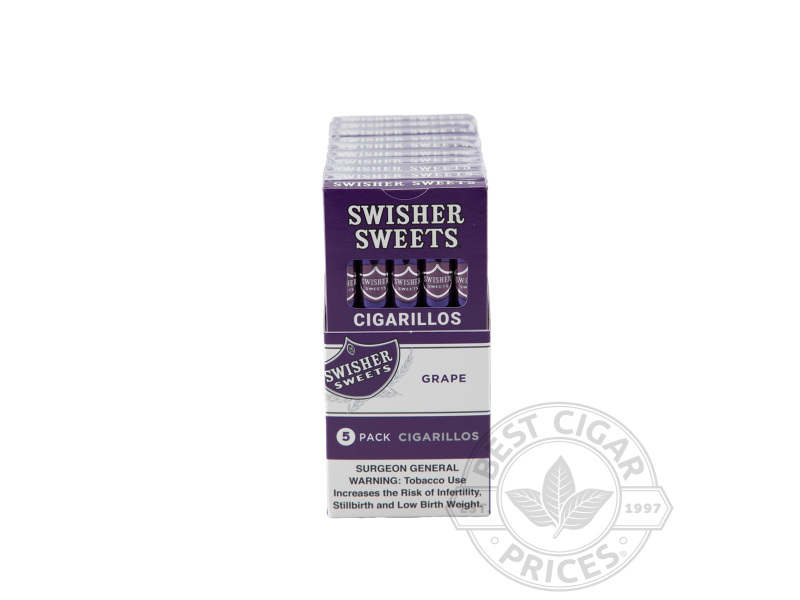 Swisher Sweets Grape Cigarillos - Small Packs: 50 Cigarillos