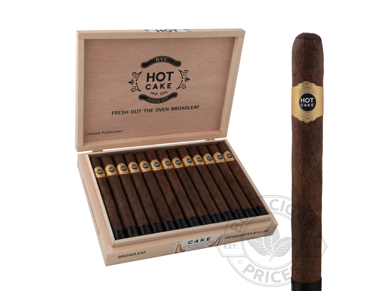 HVC Hot Cake Fresh Out Of The Oven Broadleaf Coronas Gigantes - 25 Cigars