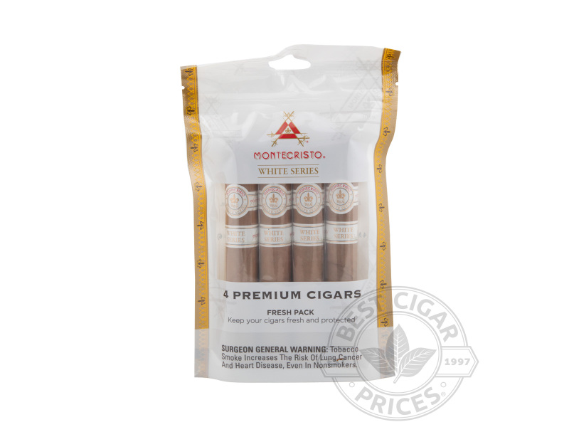 Montecristo White Toro 4 Cigar Fresh Pack - 4 Cigars