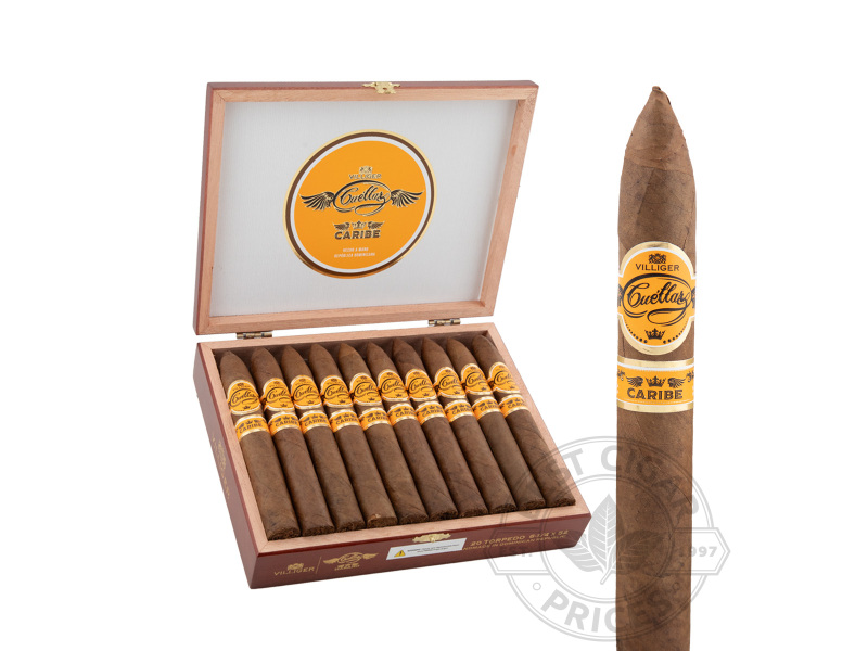 Villiger Cuellar Caribe Torpedo - 20 Cigars