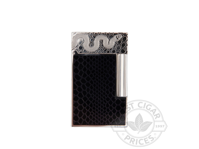 Line 2 Year Of The Snake Lighter By S.T. Dupont - Black - Box of 20