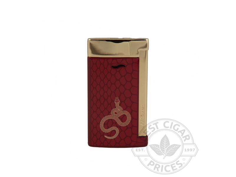 Year Of The Snake Slim 7 By S.T. Dupont - Red - Box of 20