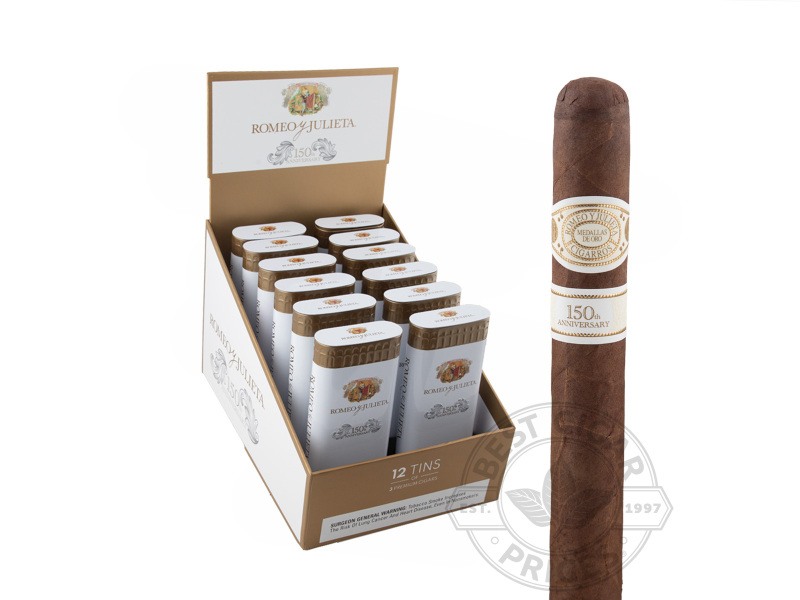 Romeo Y Julieta 150th Anniversary Balconet Tins - 36 Cigarillos