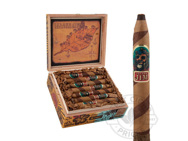 Island Jim By Oscar Barber Pole Torpedo - 21 Cigars