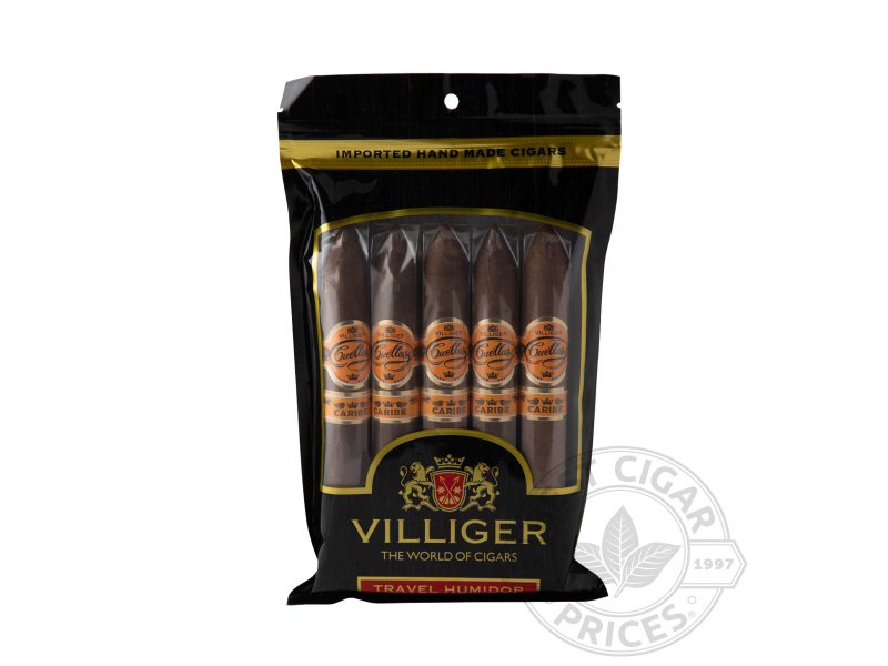 Villiger Cuellar Caribe Torpedo - 5 Cigars