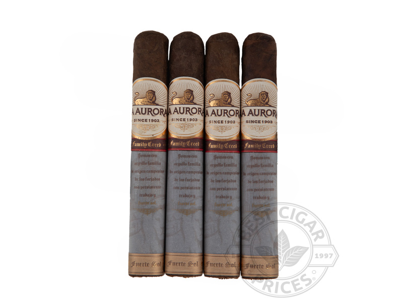 La Aurora Family Creed Series Fuerte Sol Toro Box-pressed - 4 Cigars