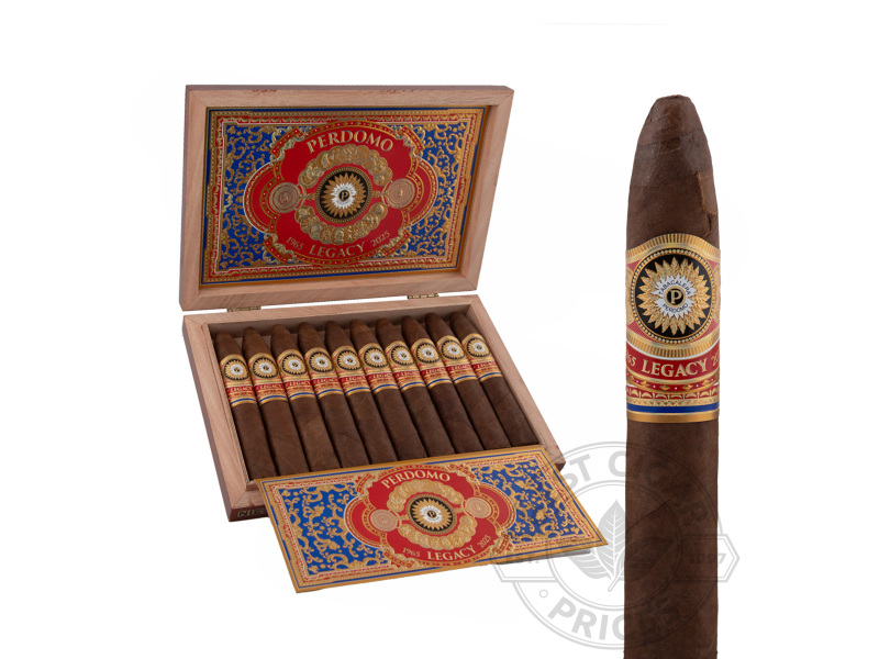 Perdomo Legacy Nicaragua Shade Grown Gran Belicoso Box-pressed - 10 Cigars