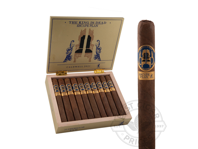 Caldwell The King Is Dead Escape Plan Drybeggar Box-pressed - 20 Cigars