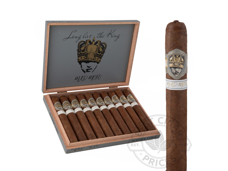 Caldwell Long Live The King Mad Mofo Habano Super Toro Cigars - 10 Cigars