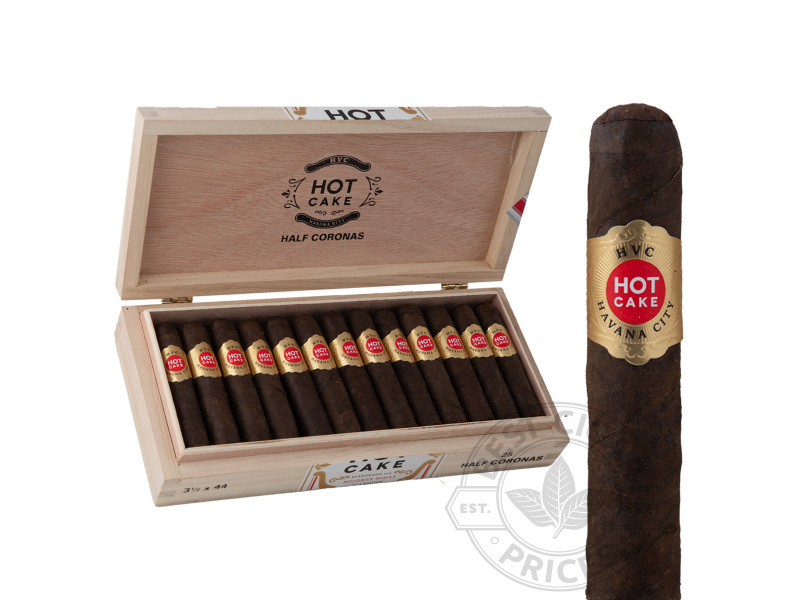 HVC Hot Cake Maduro Half Corona - 25 Cigars