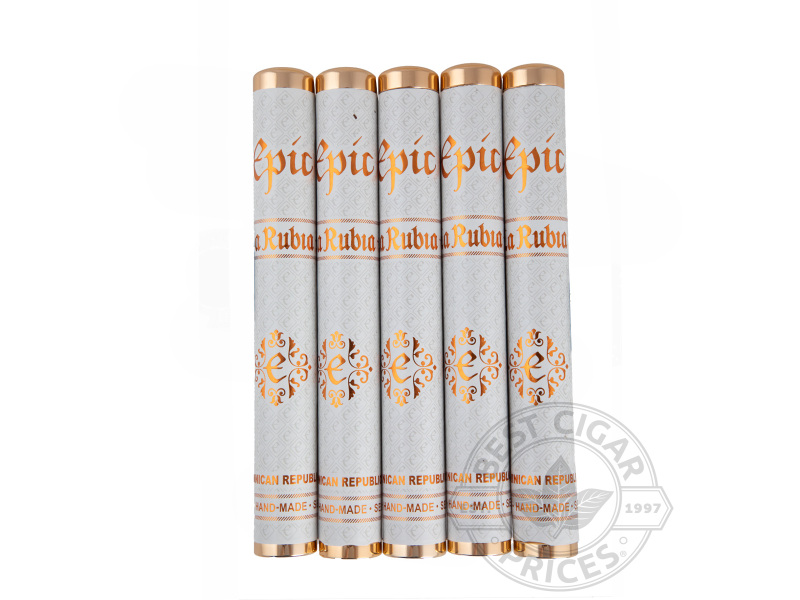 Epic Cigars La Rubia Toro Tubes - 5 Cigars