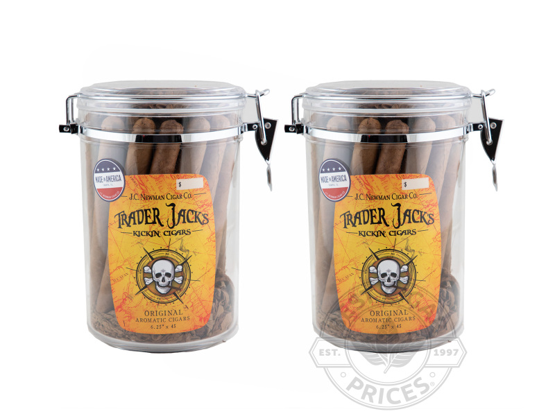 Trader Jack's Kickin' Cigars Aromatic Jar 2x Deal - 60 Cigars