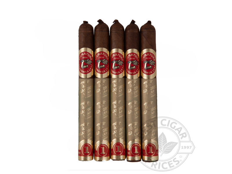 Aganorsa Leaf Signature Corojo Corona Gorda - 5 Cigars