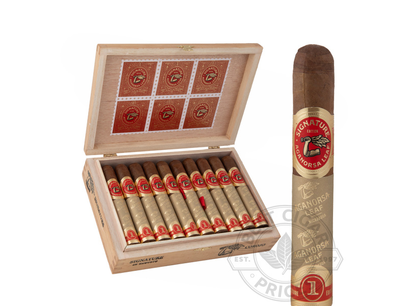 Aganorsa Leaf Signature Corojo Robusto - 20 Cigars