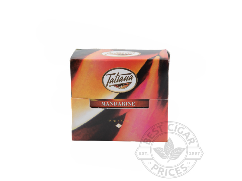 Tatiana Miniature Mandarian Tins - 50 Cigarillos