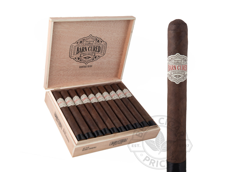 Barn Cured Heritage Black Double Churchill Cigars - 20 Cigars