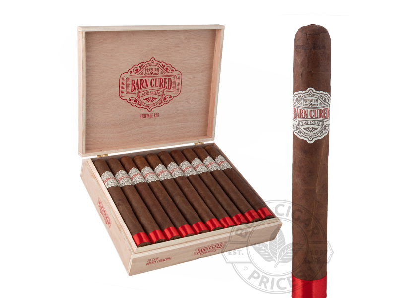 Barn Cured Heritage Red Double Churchill Cigars - 20 Cigars