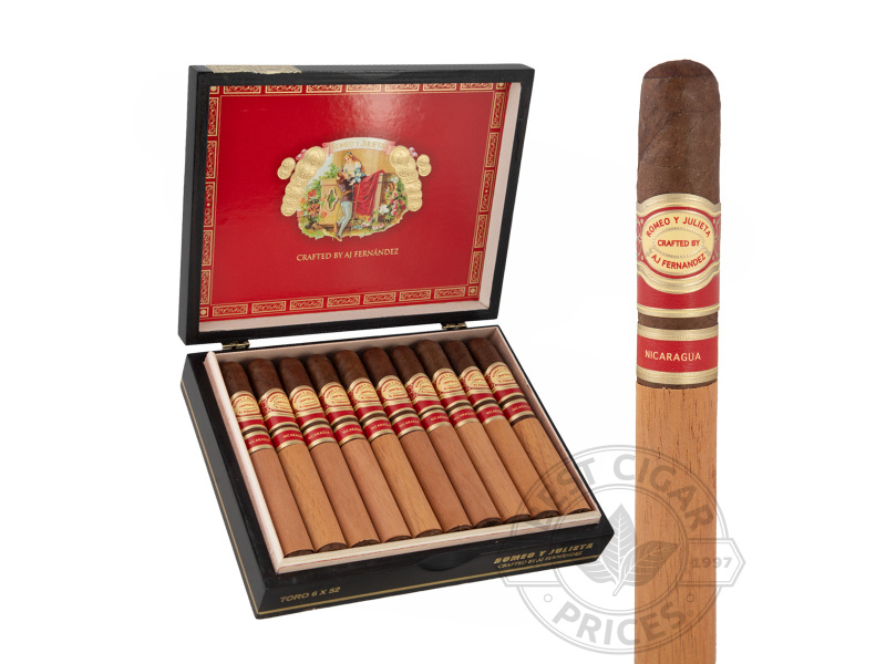 Romeo Y Julieta Crafted By AJ Fernandez Toro - Box of 20