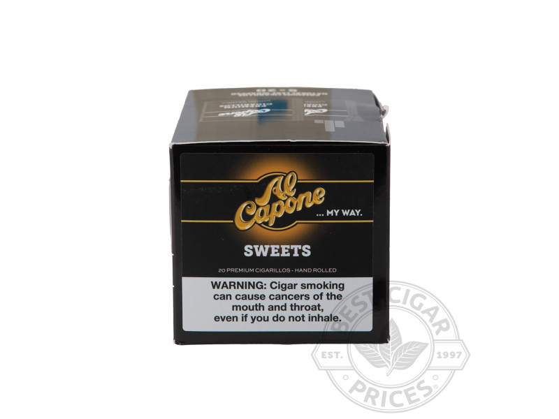 Al Capone Sweets Cognac Unfiltered NYC - Small Packs: 100 Cigarillos