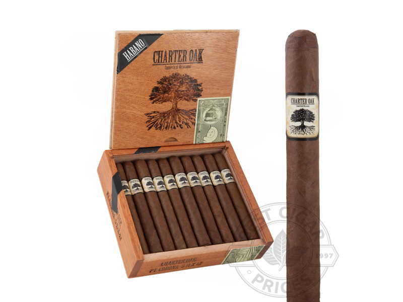 Charter Oak Habano Petite Corona - 20 Cigars