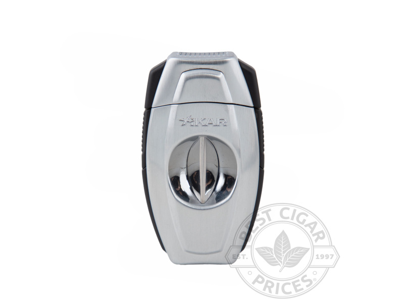 Xikar Flip Dual Cutter - Brushed Chrome - Box of 20