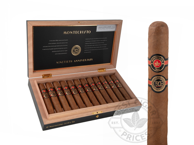Montecristo 90th Anniversary Nacional Limited Release - Box of 20